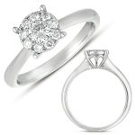 White Gold Diamond Ring