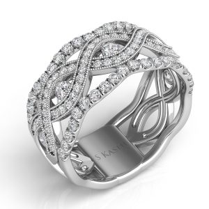 White Gold Diamond Fashion Ring