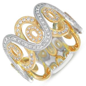 White & Yellow Gold Fashion Ring