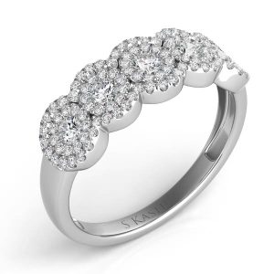 White Gold Diamond Fashion Ring