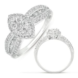 White Gold Fashion Ring