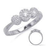 White Gold Diamond Fashion Ring