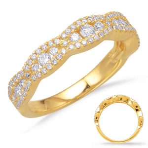 Yellow Gold Diamond Fashion Ring
