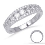 White Gold Wedding Band