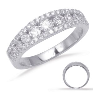 White Gold Wedding Band