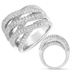 White Gold Fashion Ring