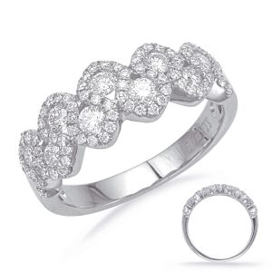 White Gold Diamond Fashion Ring