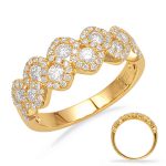 Yellow Gold Diamond Fashion Ring