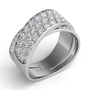 Platinum Diamond Fashion Ring