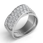 White Gold Diamond Fashion Ring
