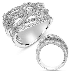 White Gold Fashion Ring