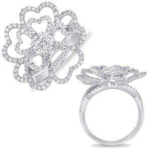 White Gold Fashion Diamond Ring