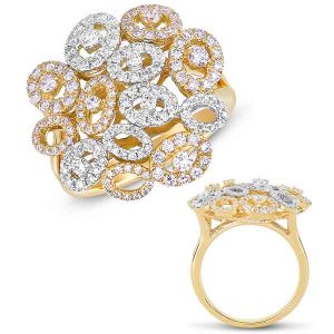 White & Yellow Gold Diamond Ring