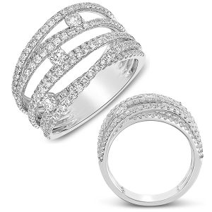 White Gold Diamond Fashion Ring