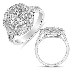 White Gold Fashion Diamond Ring