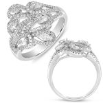 White Gold Diamond Fashion Ring