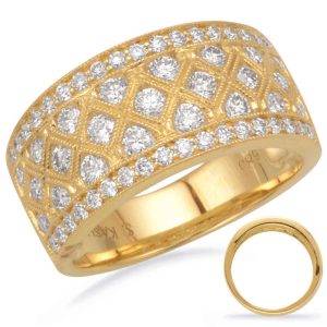 Yellow Gold Diamond Band