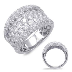 Platinum Diamond Fashion Ring