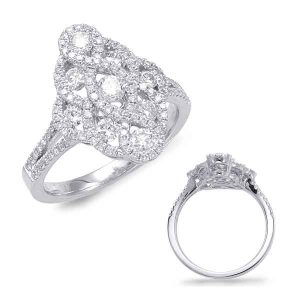 White Gold Fashion Ring