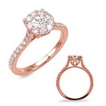 Rose Gold Diamond Fashion Ring