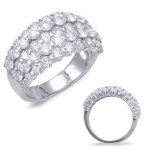 White Gold Diamond Fashion Ring