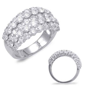 White Gold Diamond Fashion Ring
