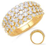 Yellow Gold Diamond Fashion Ring