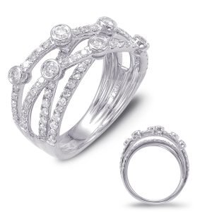 White Gold Diamond Fashion Ring