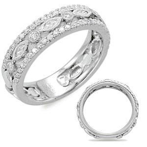 White Gold Wedding Band