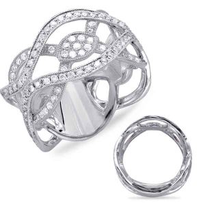 White Gold Pave Band
