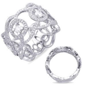 White Gold Pave Band