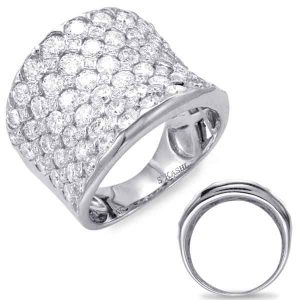 White Gold Diamond Fashion Ring