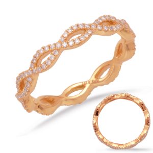 Rose Gold Eternity Band