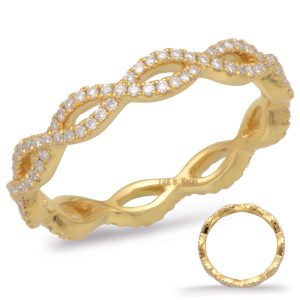 Yellow Gold Eternity Band