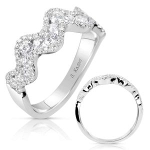 White Gold Diamond Fashion Ring