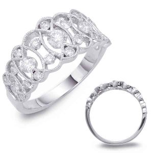 Platinum Diamond Fashion Ring