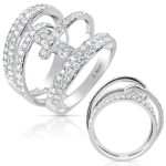 Platinum Diamond Fashion Ring