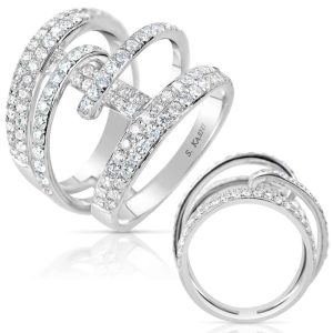 White Gold Diamond Fashion Ring
