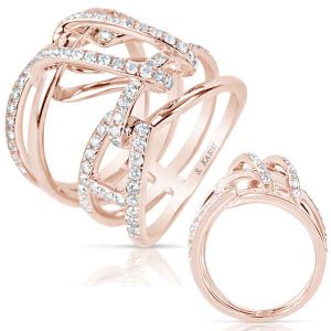 Rose Gold Diamond Fashion Ring