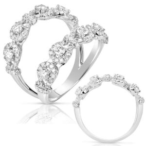 White Gold Diamond Fashion Ring