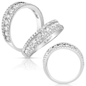 White Gold Diamond Fashion Ring