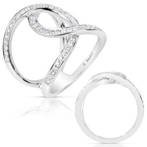 White Gold Diamond Fashion Ring