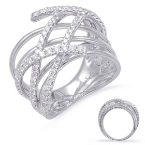 White Gold Diamond Fashion Ring