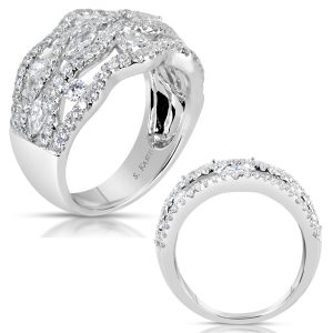 White Gold Diamond Fashion Ring
