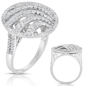 White Gold Diamond Fashion Ring