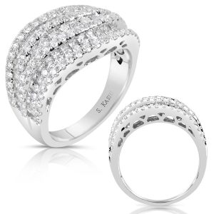 White Gold Diamond Fashion Ring
