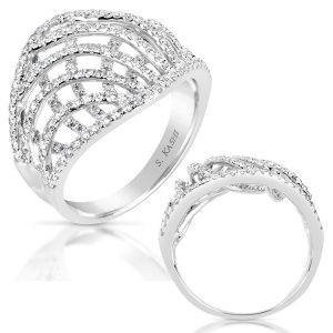 White Gold Diamond Fashion Ring