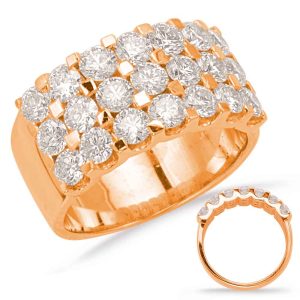 Rose Gold Diamond Wedding Band