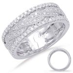 White Gold Diamond Fashion Ring