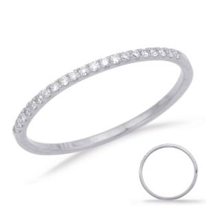 Pink Diamond Wedding Band